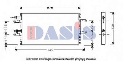 AKS DASIS 182500n -  Конденсатор, кондиционер